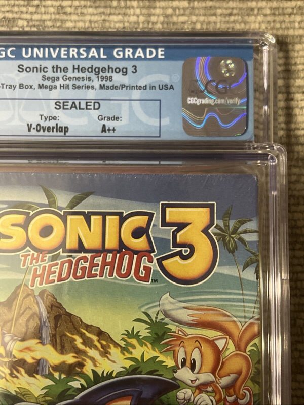 Brand New Sealed Sega Genesis Mega Hit Series Sonic The Hedgehog 3 CGC 9.0
