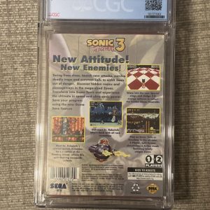 Brand New Sealed Sega Genesis Mega Hit Series Sonic The Hedgehog 3 CGC 9.0