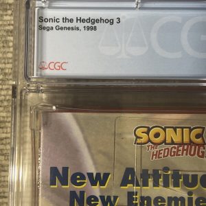 Brand New Sealed Sega Genesis Mega Hit Series Sonic The Hedgehog 3 CGC 9.0