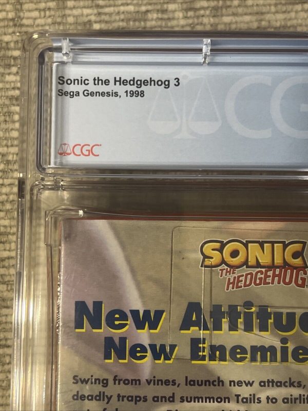 Brand New Sealed Sega Genesis Mega Hit Series Sonic The Hedgehog 3 CGC 9.0