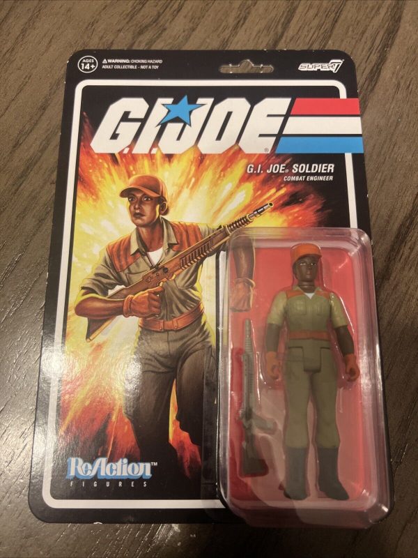 Super7 ReAction GI Joe Soldier Combat Engineer Female Action Figure