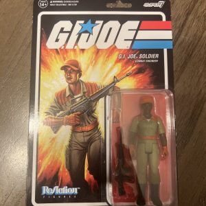 SUPER7 G.I. Joe Female Combat Engineer Bun Hair Brown Figure 3.75" NEW