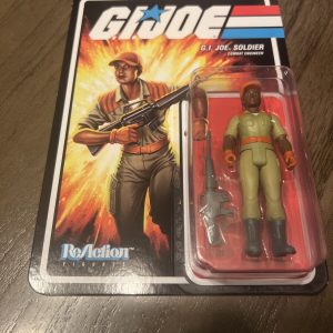 SUPER7 G.I. Joe Female Combat Engineer Bun Hair Brown Figure 3.75" NEW