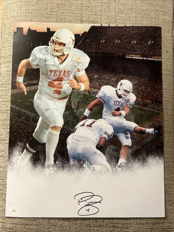 Phil Dawson Signed Autographed Texas Longhorns 16x20 Photo JSA COA