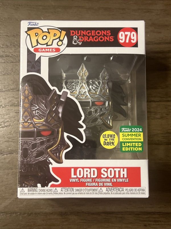 DUNGEONS & DRAGONS FUNKO POP! LORD SOTH #979 (GLOW) LIMITED EDITION