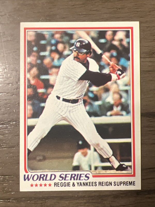 1978 TOPPS #413 REGGIE JACKSON WORLD SERIES NM MLB BASEBALL CARD