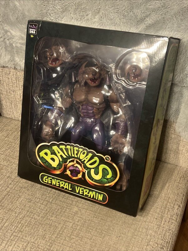 Battletoads General Vermin Action Figure NISB Premium DNA END BOSS Collection