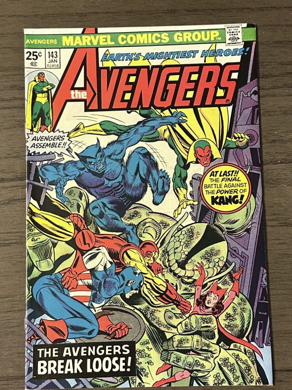 Marvel THE AVENGERS #143 1976 Kid Colt Rawhide Kid Two-Gun Kid Appearance MINT!