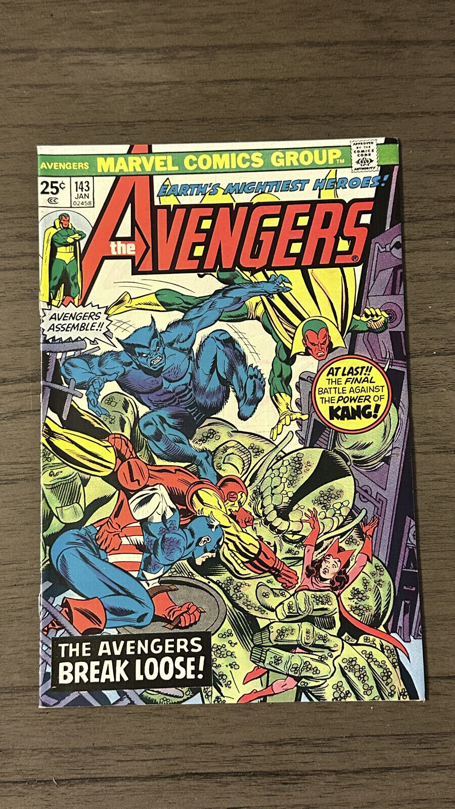 Marvel THE AVENGERS #143 1976 Kid Colt Rawhide Kid Two-Gun Kid Appearance MINT!