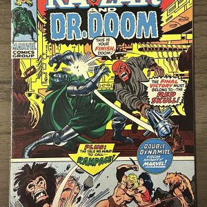 ASTONISHING TALES # 5 - (FINE) -BARRY SMITH-KA-ZAR-DR. DOOM-RED SKULL-RAMPAGE