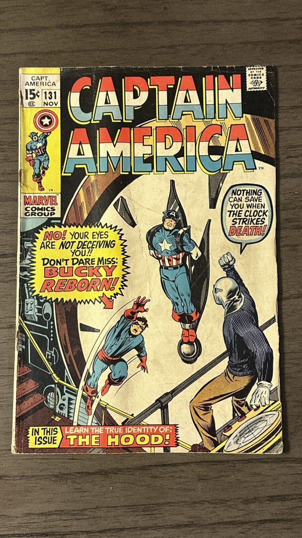 Marvel Comics Captain America #131 1970 Stan Lee Gene Colan