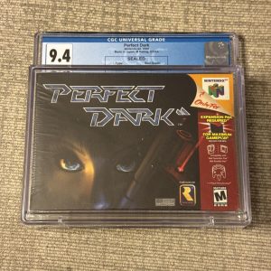 Perfect Dark New Nintendo 64 N64 Factory Sealed CGC Grade 9.4 A++ MINT NIB