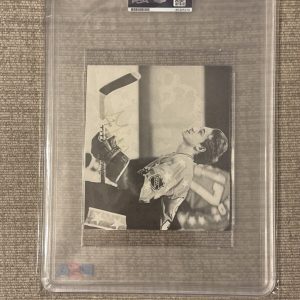 WAYNE GRETZKY Autographed AUTO 6x7 Signed SLABBED Print 🔥 PSA / DNA Authentic