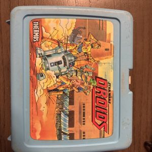 Thermos Brand 1985 - Star Wars Droids Plastic Lunchbox - No Thermos