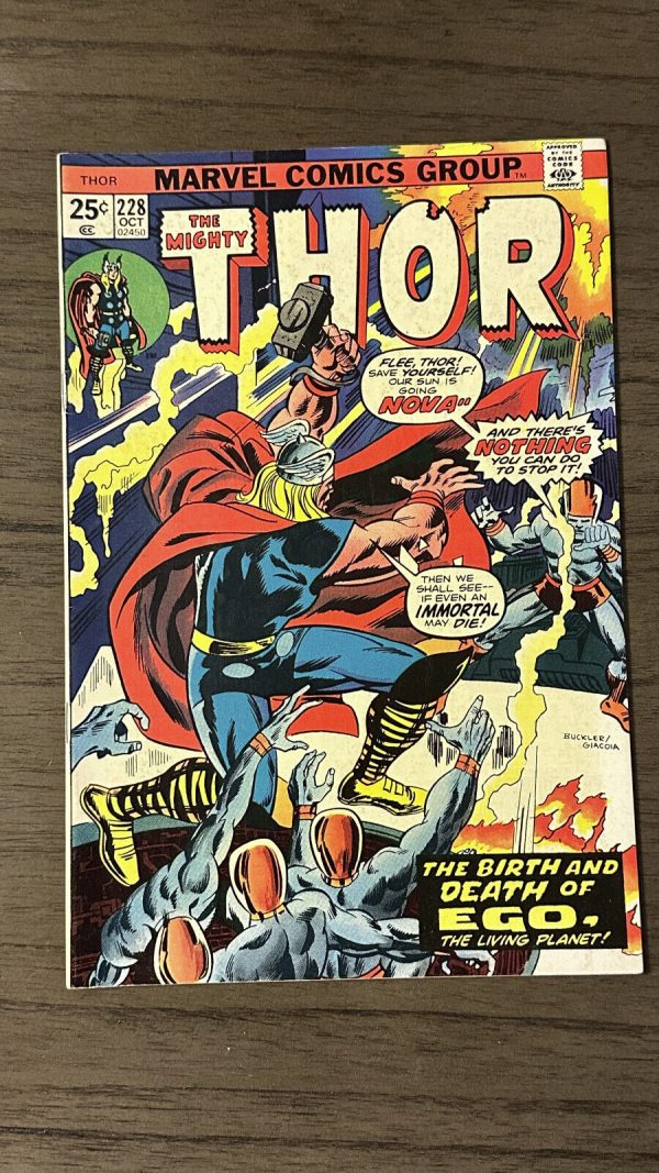 THOR #228 VOL. 1 8.0 1ST APP MARVEL COMIC BOOK