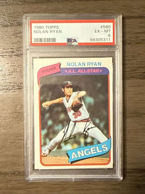 1980 Topps Nolan Ryan #580 PSA 6 HOF