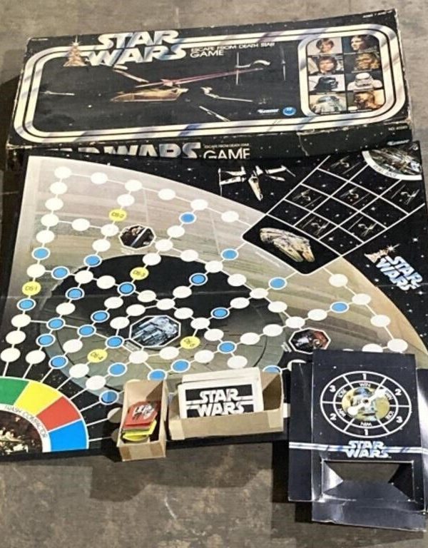 Vintage KENNER STAR WARS Escape From the Death Star Board Game - 1977 Complete