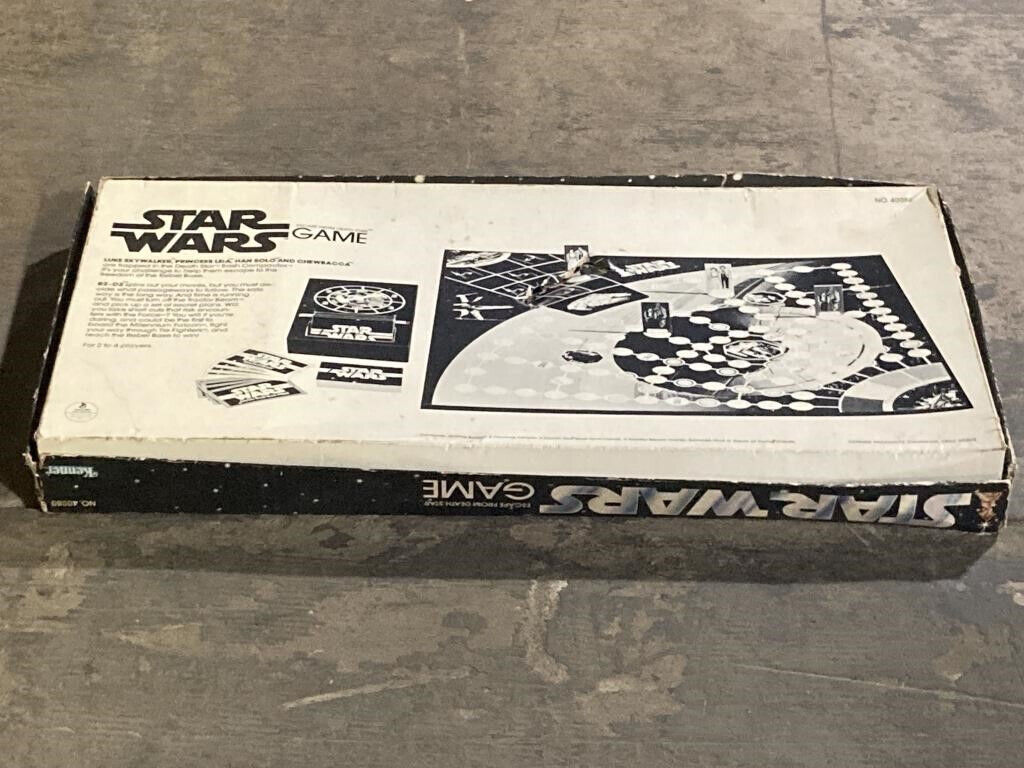 Vintage KENNER STAR WARS Escape From the Death Star Board Game - 1977 Complete