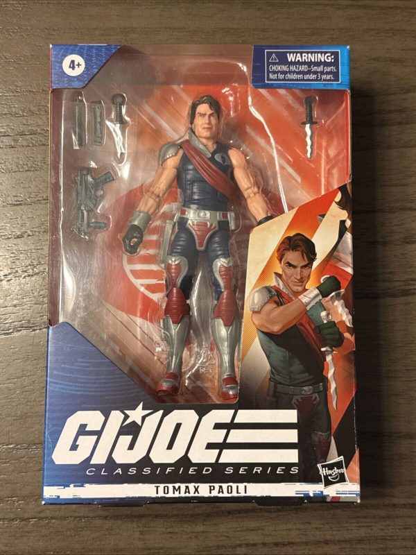 HASBRO G.I. JOE CLASSIFIED SERIES #44 TOMAX PAOLI ACTION FIGURE NEW IN BOX