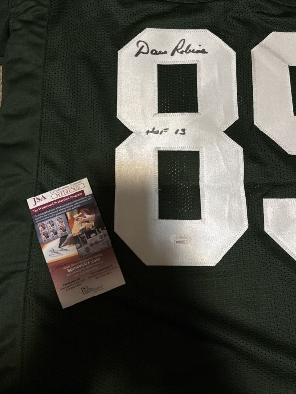 Dave Robinson Signed Custom Jersey JSA COA Packers Autograph HOF Inscription