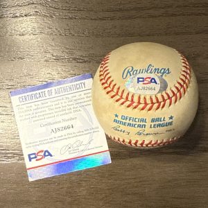 Rick Ferrell OAL Baseball Signed Auto PSA/DNA Authenticated Boston Red Sox