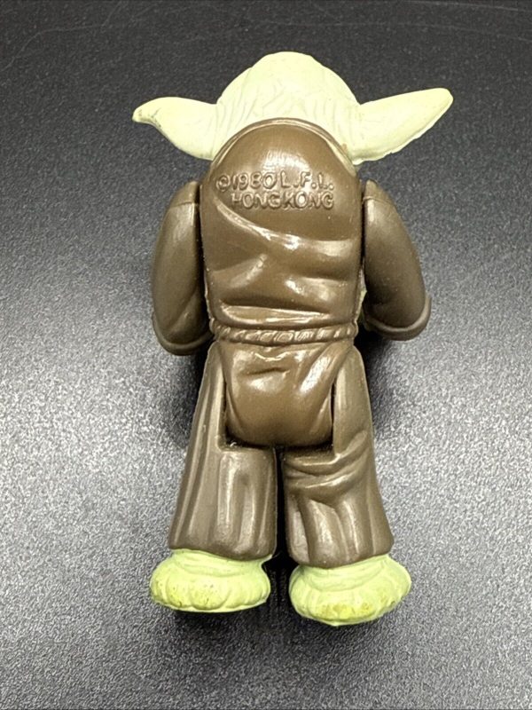 Vintage Original Star Wars Empire Strikes Back Yoda Figure - 1980 HK Kenner