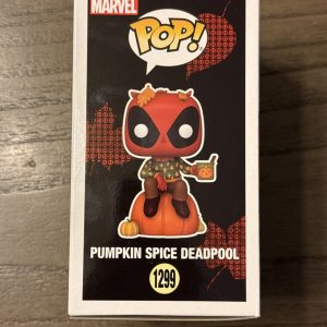 FUNKO POP MARVEL SEASON PUMPKIN SPICE DEADPOOL # 1299 EXCLUSIVE GAMESTOP