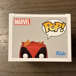 FUNKO POP MARVEL SEASON PUMPKIN SPICE DEADPOOL # 1299 EXCLUSIVE GAMESTOP