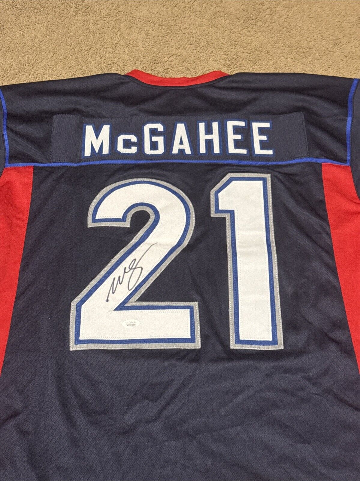 Willis McGahee Signed Jersey (JSA COA) Buffalo Bills