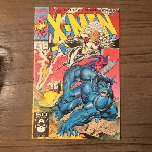 Marvel Comics X-Men #1 October 1991 Storm Beast Cover Jim Lee Club Bo insert (a)