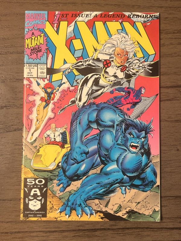 Marvel Comics X-Men #1 October 1991 Storm Beast Cover Jim Lee Club Bo insert (a)