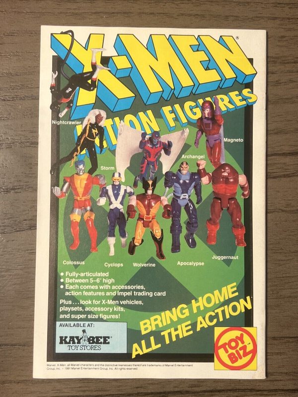 Marvel Comics X-Men #1 October 1991 Storm Beast Cover Jim Lee Club Bo insert (a)