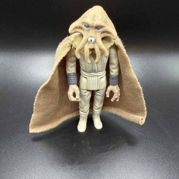 Star Wars Vintage 1983 Squid Head Action Figure - Return Of the Jedi with Cape