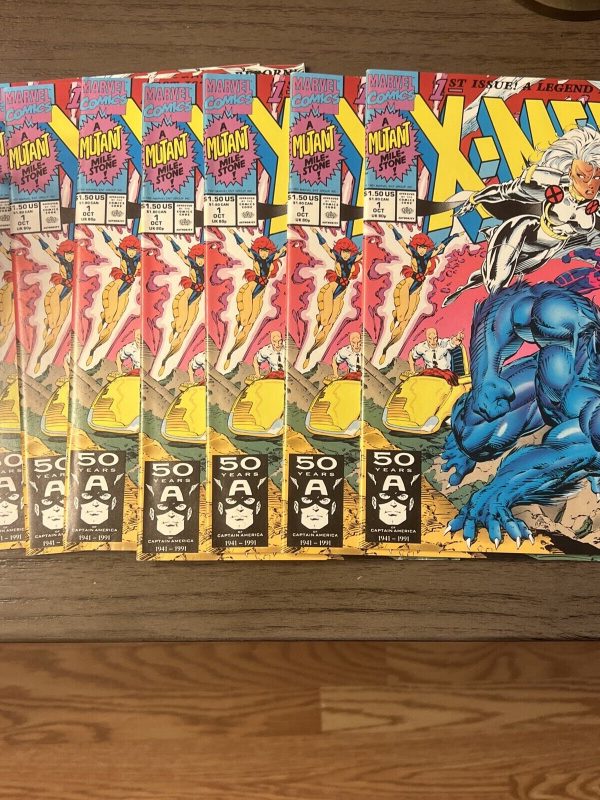 Marvel Comics X-Men #1 October 1991 Storm Beast Cover Jim Lee Club Bo insert (a)