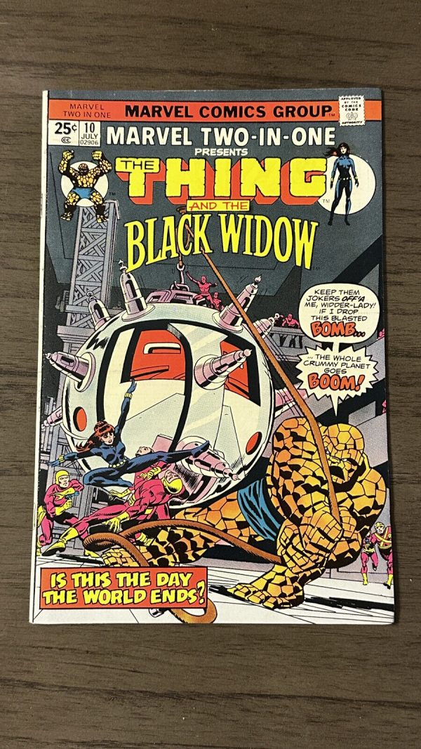 Marvel Two-In-One #10 Thing and Black Widow Marvel Comics 1975 F/VF