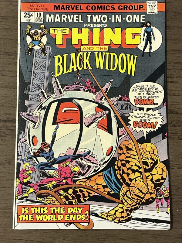 Marvel Two-In-One #10 Thing and Black Widow Marvel Comics 1975 F/VF