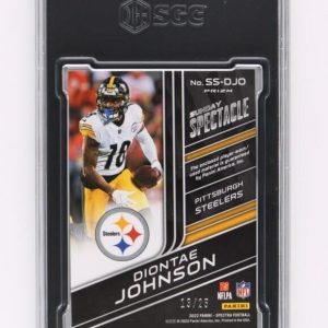 2022 Panini Spectra Dionate Johnson Meta Prizm Sunday Spectacle Patch /25 9.5 MT