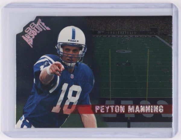 PEYTON MANNING 1998 Playoff Absolute Checklist Silver Die Cuts #12