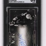 2015-16 Panini Noir Autograph Chris Paul Black & White Platinum 1/5 NB-CP3 SGC 8