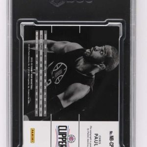 2015-16 Panini Noir Autograph Chris Paul Black & White Platinum 1/5 NB-CP3 SGC 8