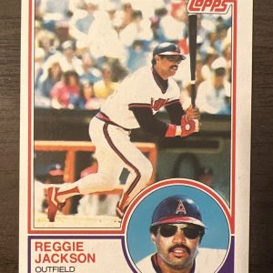 1983 Topps Reggie Jackson Baseball Card #500 GREAT CONDITION NM