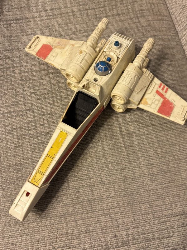 Vintage 1979 Star Wars X Wing Incomplete For Parts/Repair