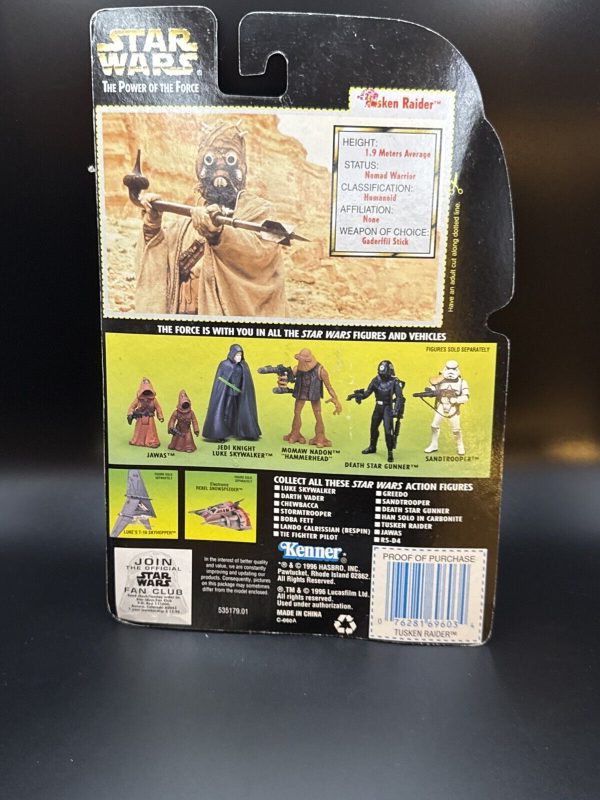 Star Wars POTF Tusken Raider Action Figure 1996 Kenner New