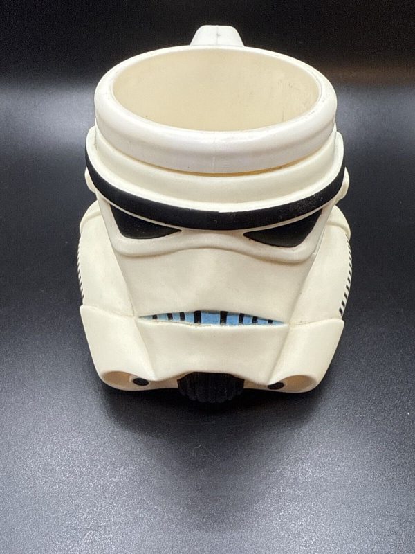 Star Wars Storm Trooper 3.5" Childs Molded Vinyl Mug Cup 1997 Vintage Applause