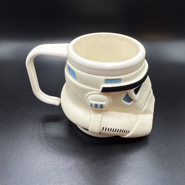 Star Wars Storm Trooper 3.5" Childs Molded Vinyl Mug Cup 1997 Vintage Applause