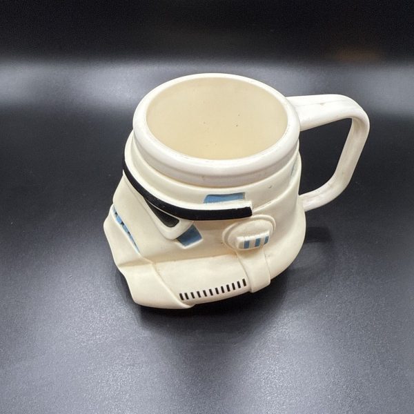 Star Wars Storm Trooper 3.5" Childs Molded Vinyl Mug Cup 1997 Vintage Applause