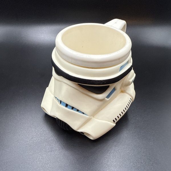 Star Wars Storm Trooper 3.5" Childs Molded Vinyl Mug Cup 1997 Vintage Applause