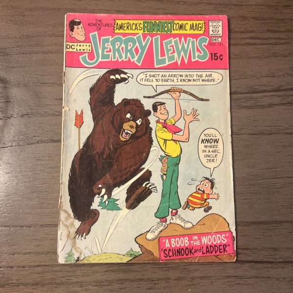 Adventures of Jerry Lewis #121 - Cover by Bob Oksner (DC, 1970) Fine