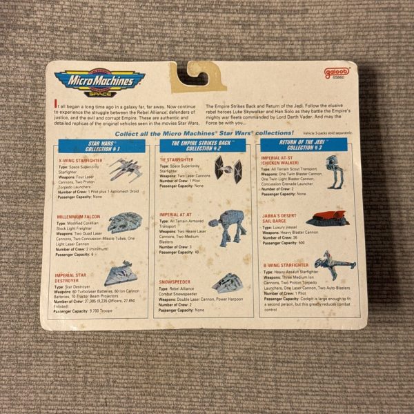 Star Wars Micro Machines The Empire Strikes Back Galoob Sealed 1993