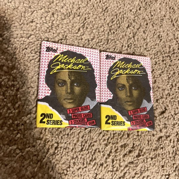 1984 Topps Michael Jackson Wax Packs Lot of 2 Sealed